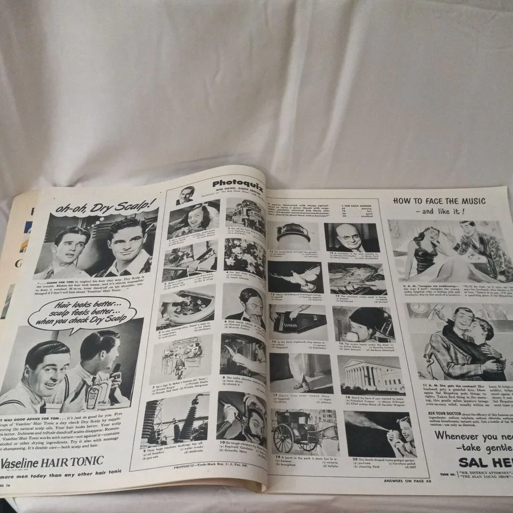 LOOK MAGAZINE APRIL 16‎ 1946 JOAN CAUFIELD  WINSTON CURCHILL ADVERTISING ARTICLE